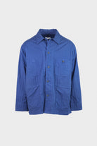 ts(s) - Garment Dye Wide Herringbone Coverall Jacket - Royal Blue - Canoe Club