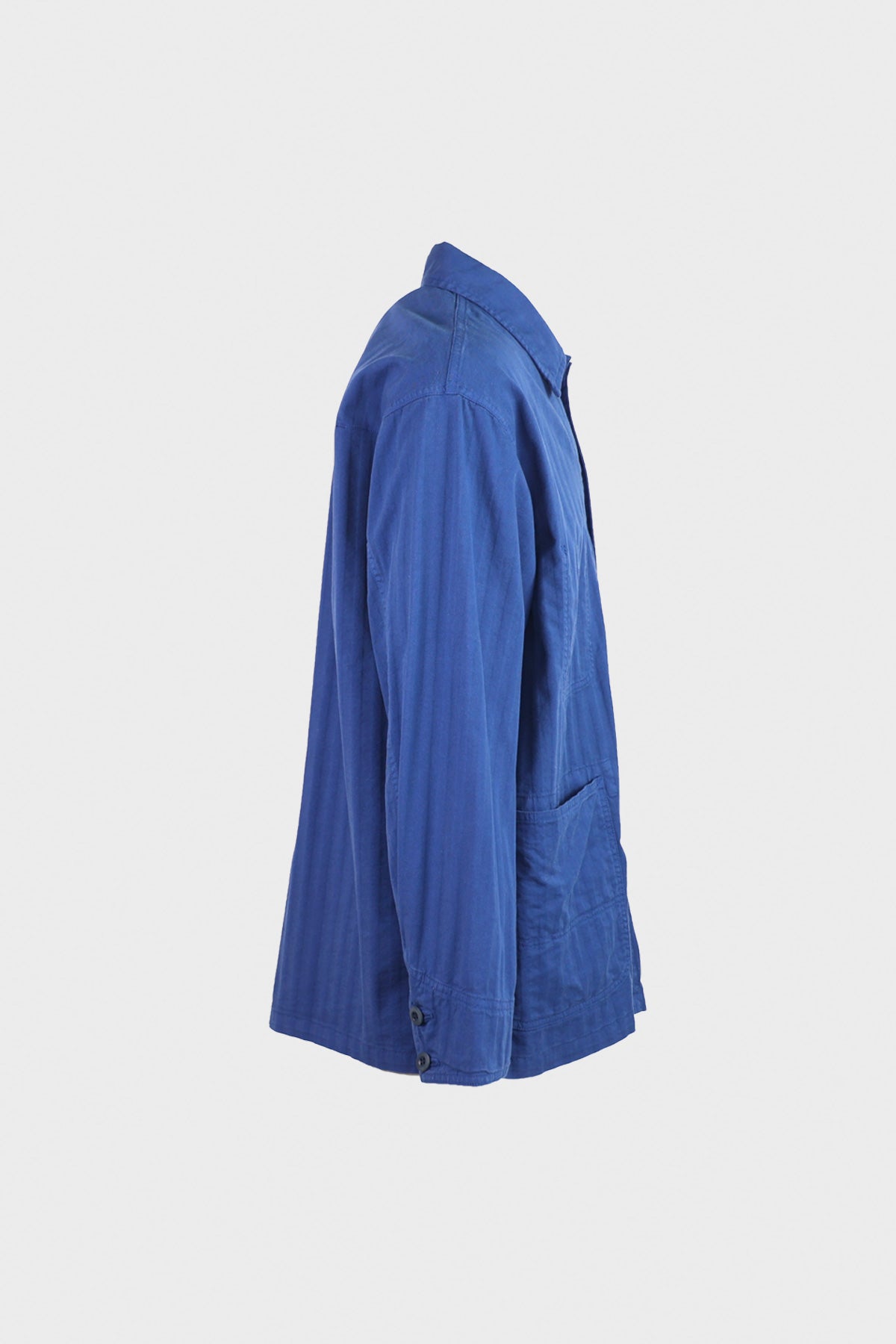 ts(s) - Garment Dye Wide Herringbone Coverall Jacket - Royal Blue - Canoe Club