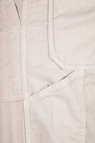 ts(s) - Garment Dye Wide Herringbone Fatigue Pants - Gray/Beige - Canoe Club