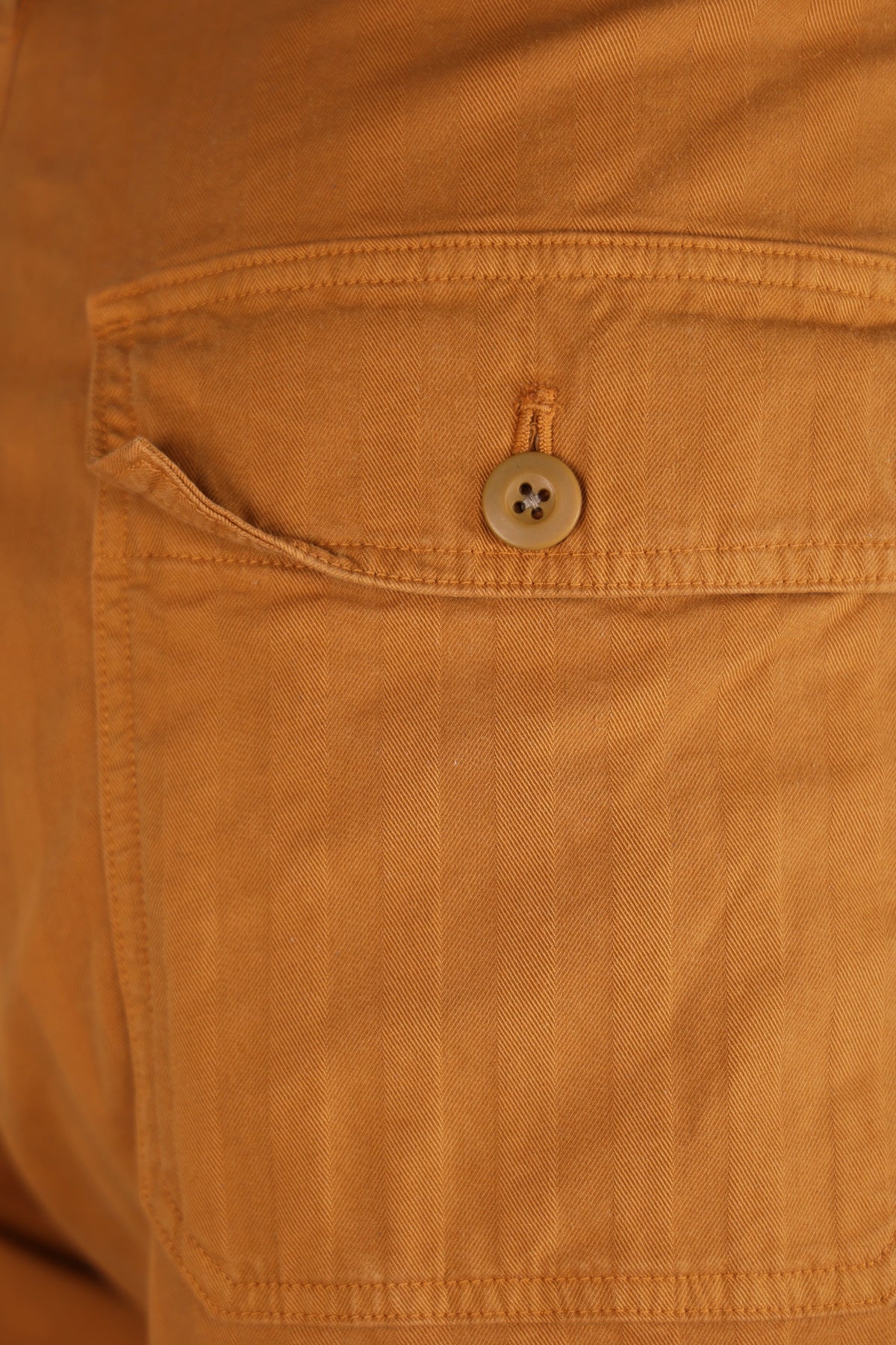 ts(s) - Garment Dye Wide Herringbone Fatigue Pants - Ochre - Canoe Club