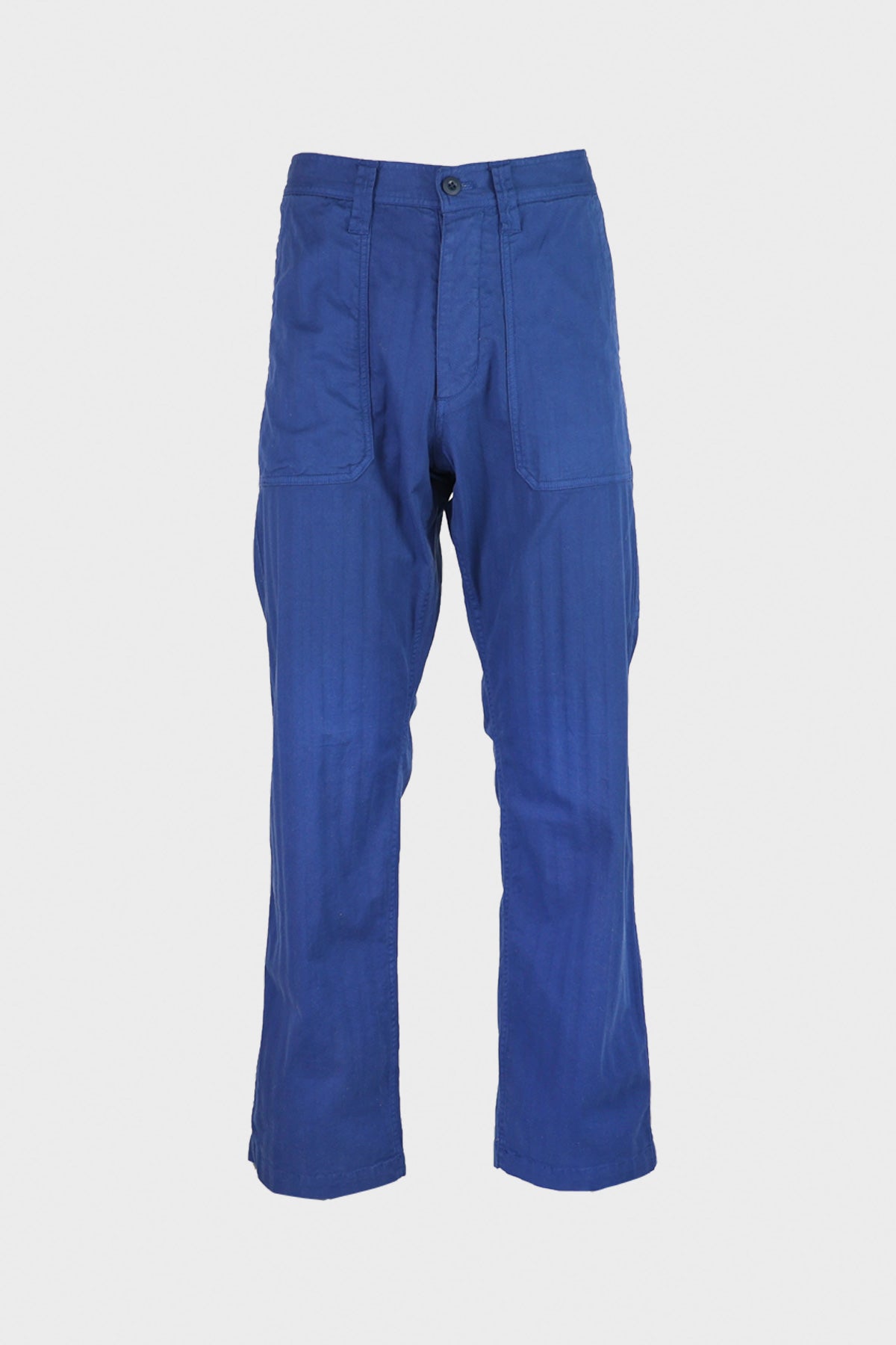 ts(s) - Garment Dye Wide Herringbone Fatigue Pants - Royal Blue - Canoe Club