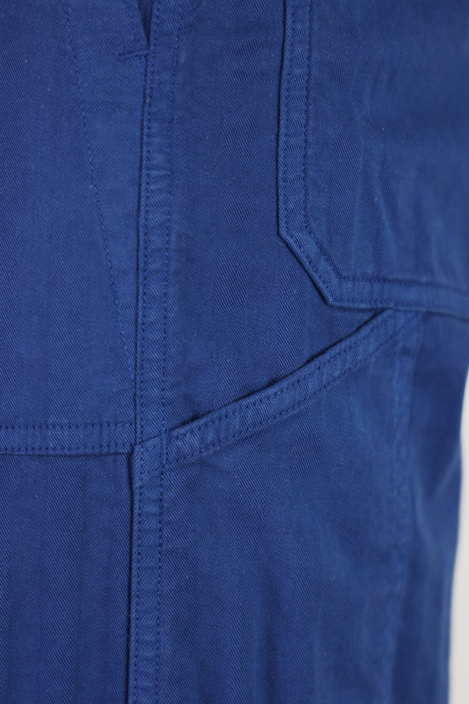 ts(s) - Garment Dye Wide Herringbone Fatigue Pants - Royal Blue - Canoe Club