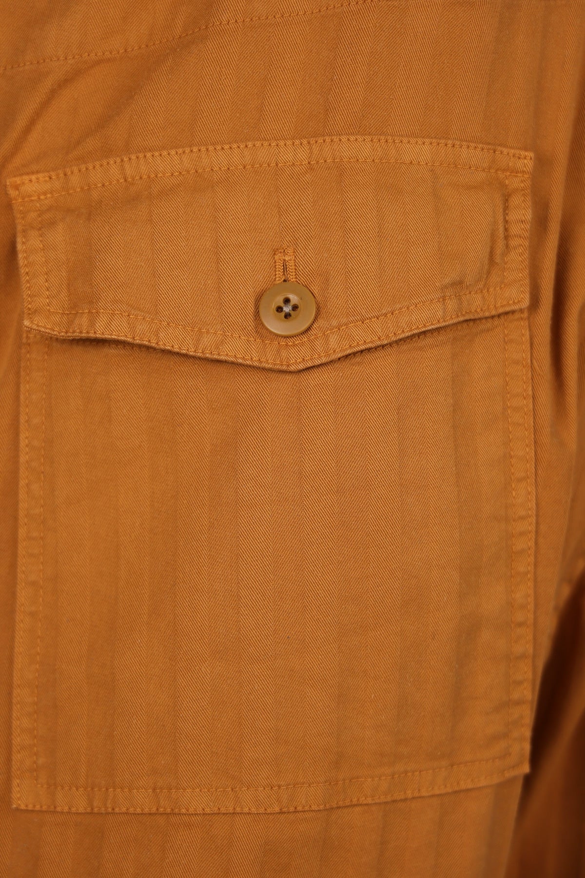 ts(s) - Garment Dye Wide Herringbone Old Style Bib Overalls - Ochre - Canoe Club
