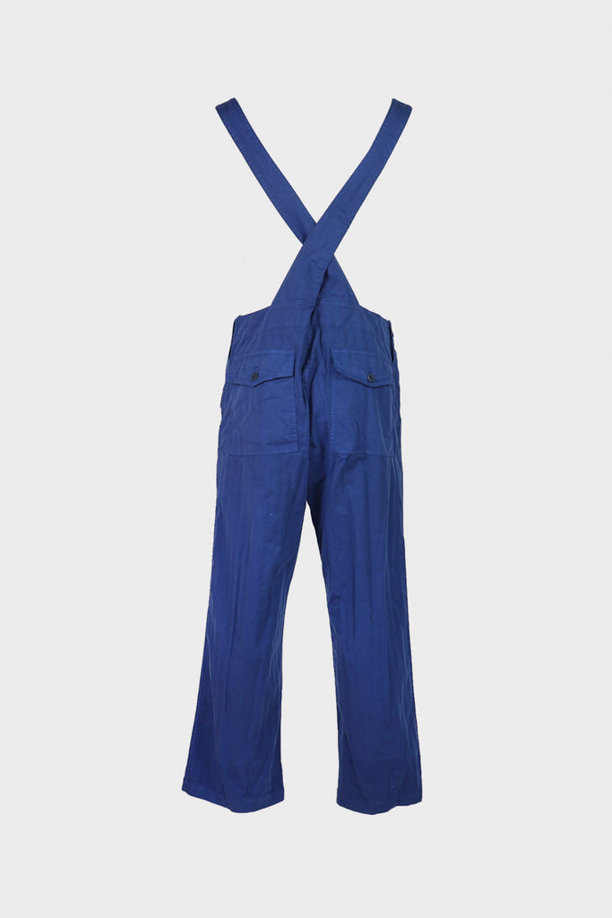 ts(s) - Garment Dye Wide Herringbone Old Style Bib Overalls - Royal Blue - Canoe Club
