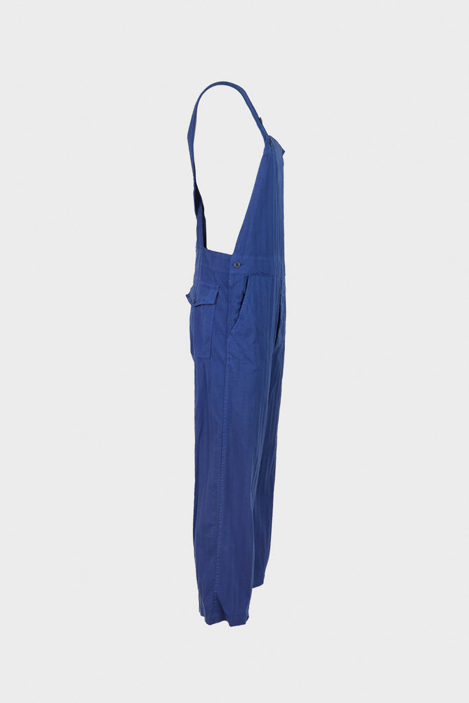 ts(s) - Garment Dye Wide Herringbone Old Style Bib Overalls - Royal Blue - Canoe Club