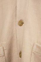 ts(s) - Heavy Jersey 4 Button Cardigan - Beige - Canoe Club