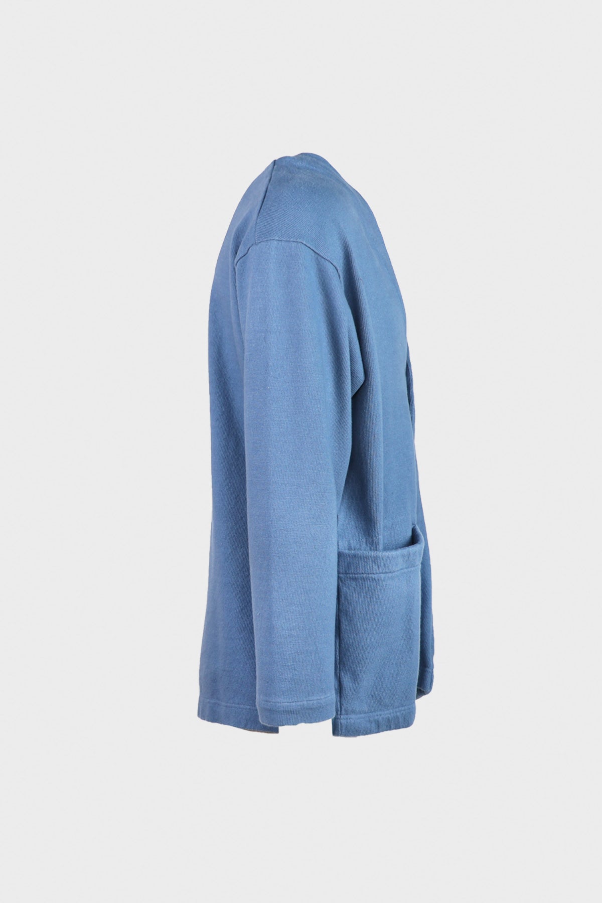 ts(s) - Heavy Jersey 4 Button Cardigan - Blue - Canoe Club