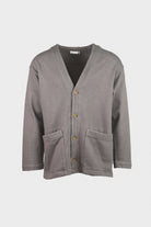 ts(s) - Heavy Jersey 4 Button Cardigan - Gray - Canoe Club