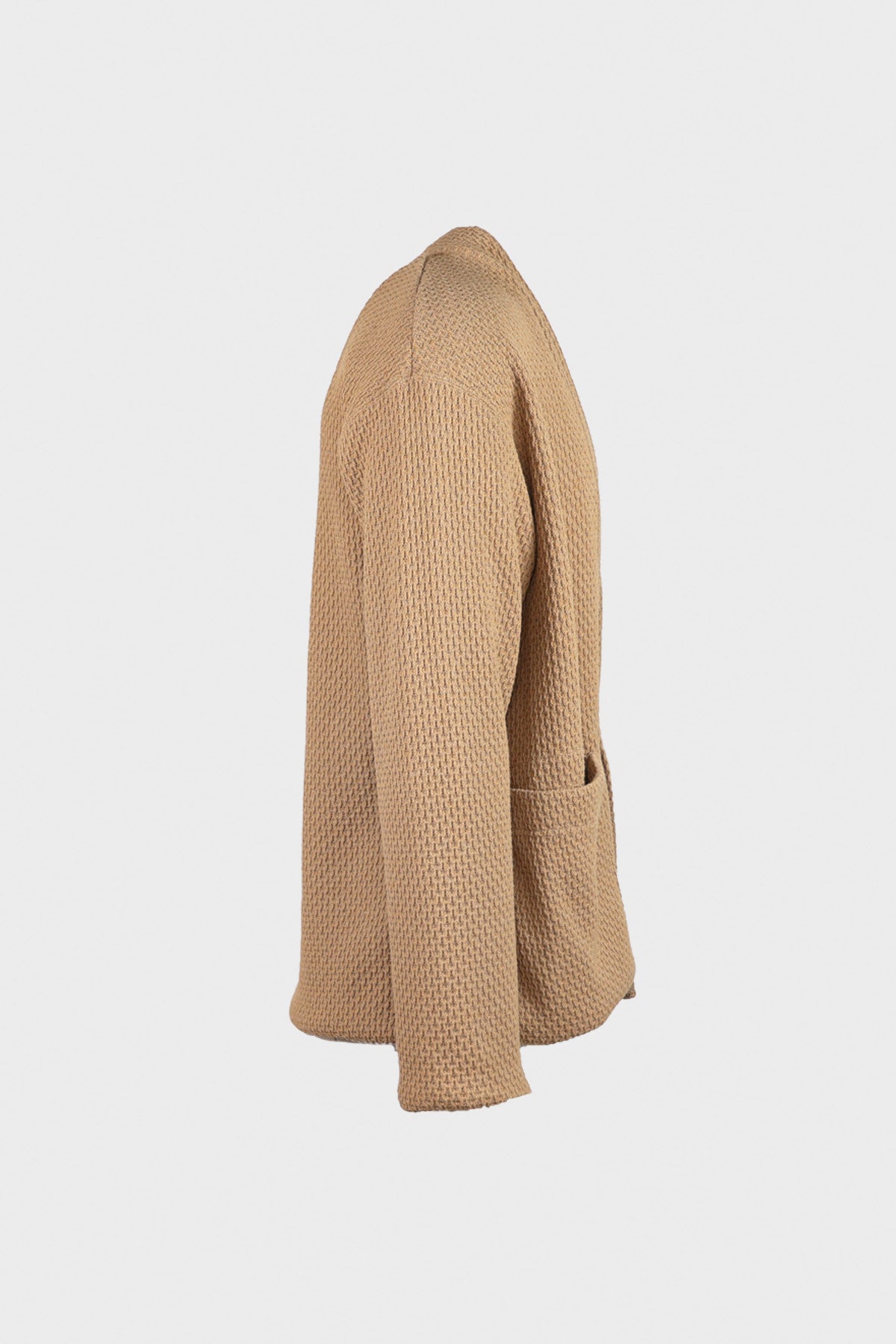 ts(s) - Knitty Jersey Lined Easy Cardigan - Beige - Canoe Club