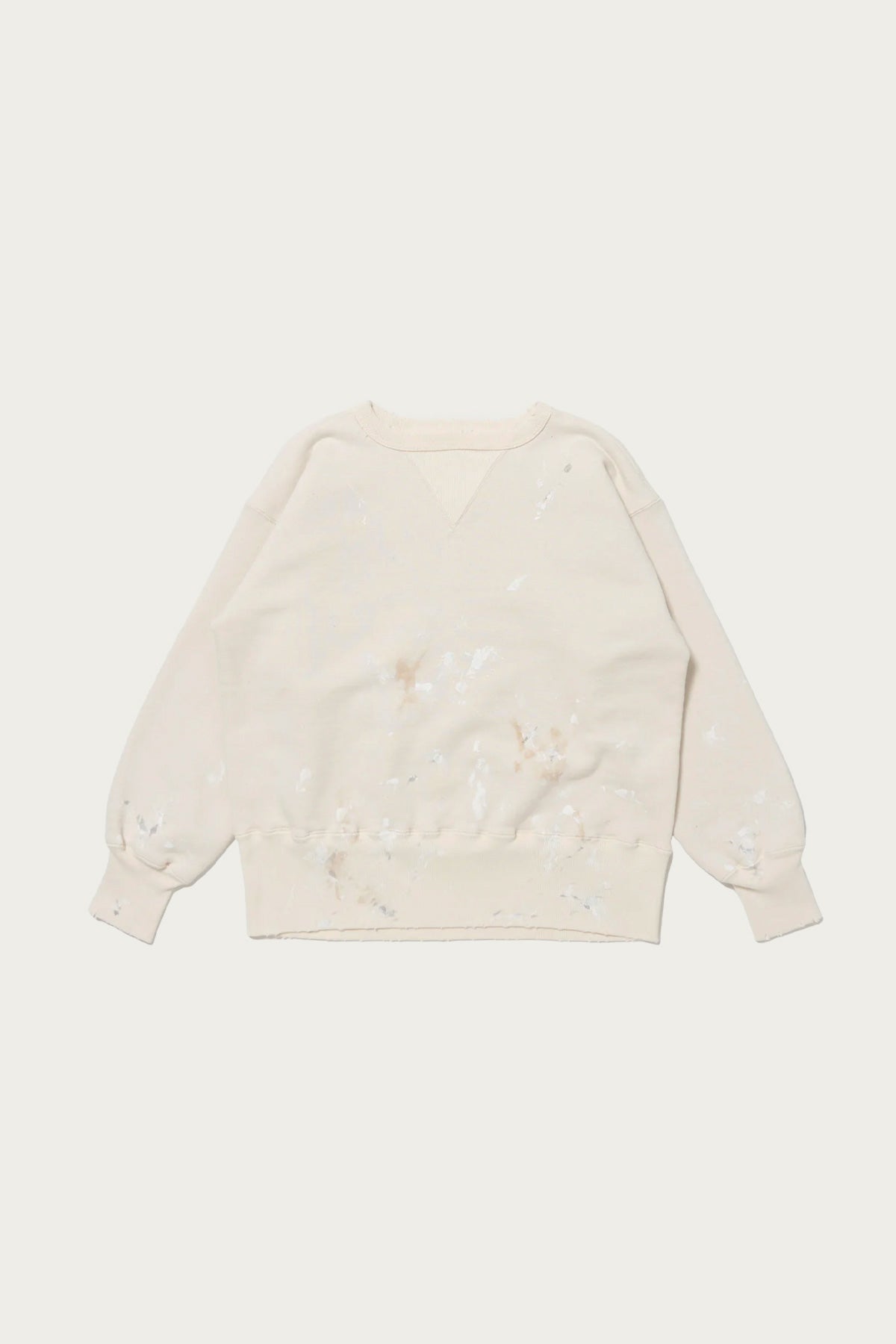 Taiga Takahashi - Lot. 603 Sweat Shirt - Ivory Paint - Canoe Club