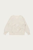 Taiga Takahashi - Lot. 603 Sweat Shirt - Ivory Paint - Canoe Club