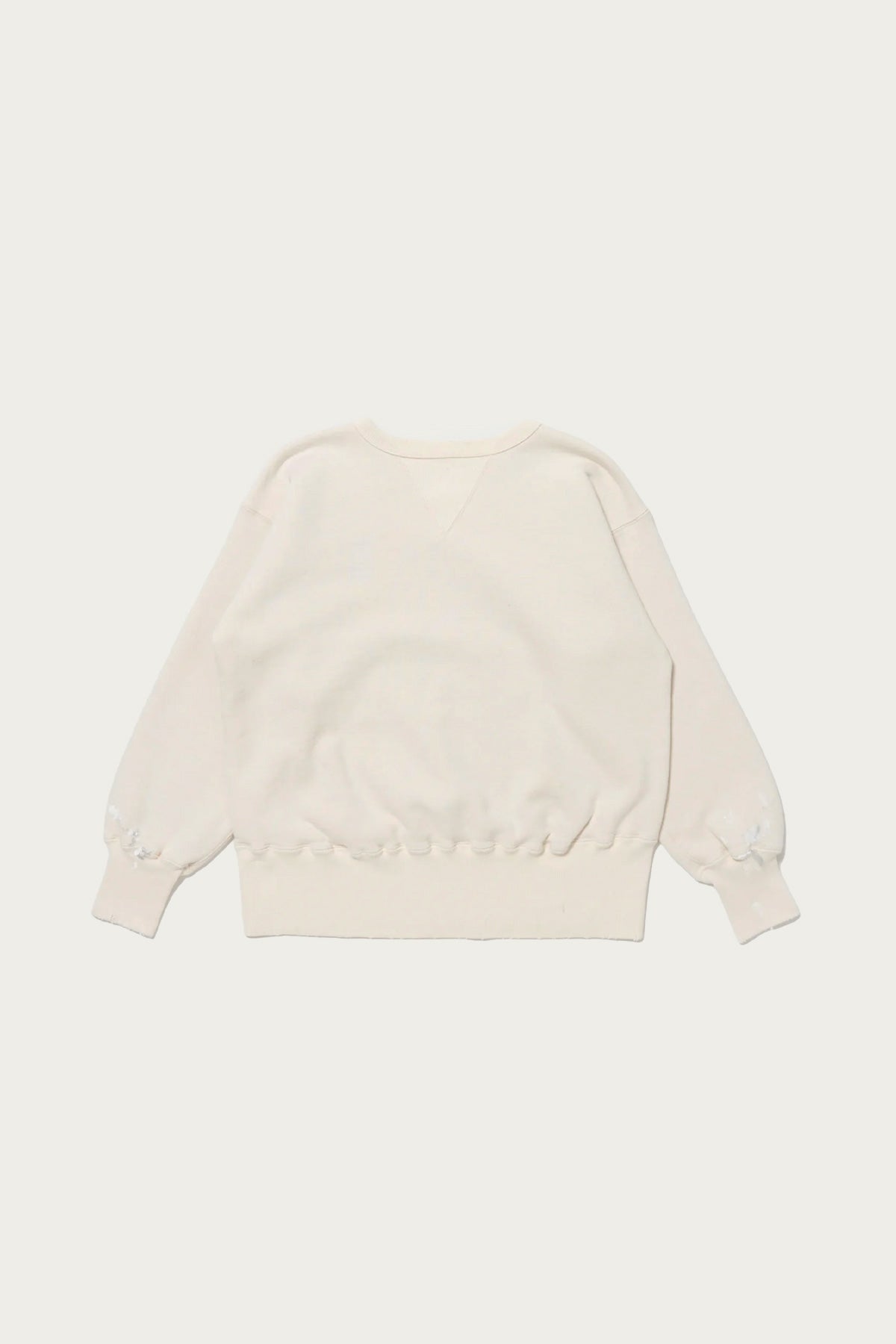 Taiga Takahashi - Lot. 603 Sweat Shirt - Ivory Paint - Canoe Club