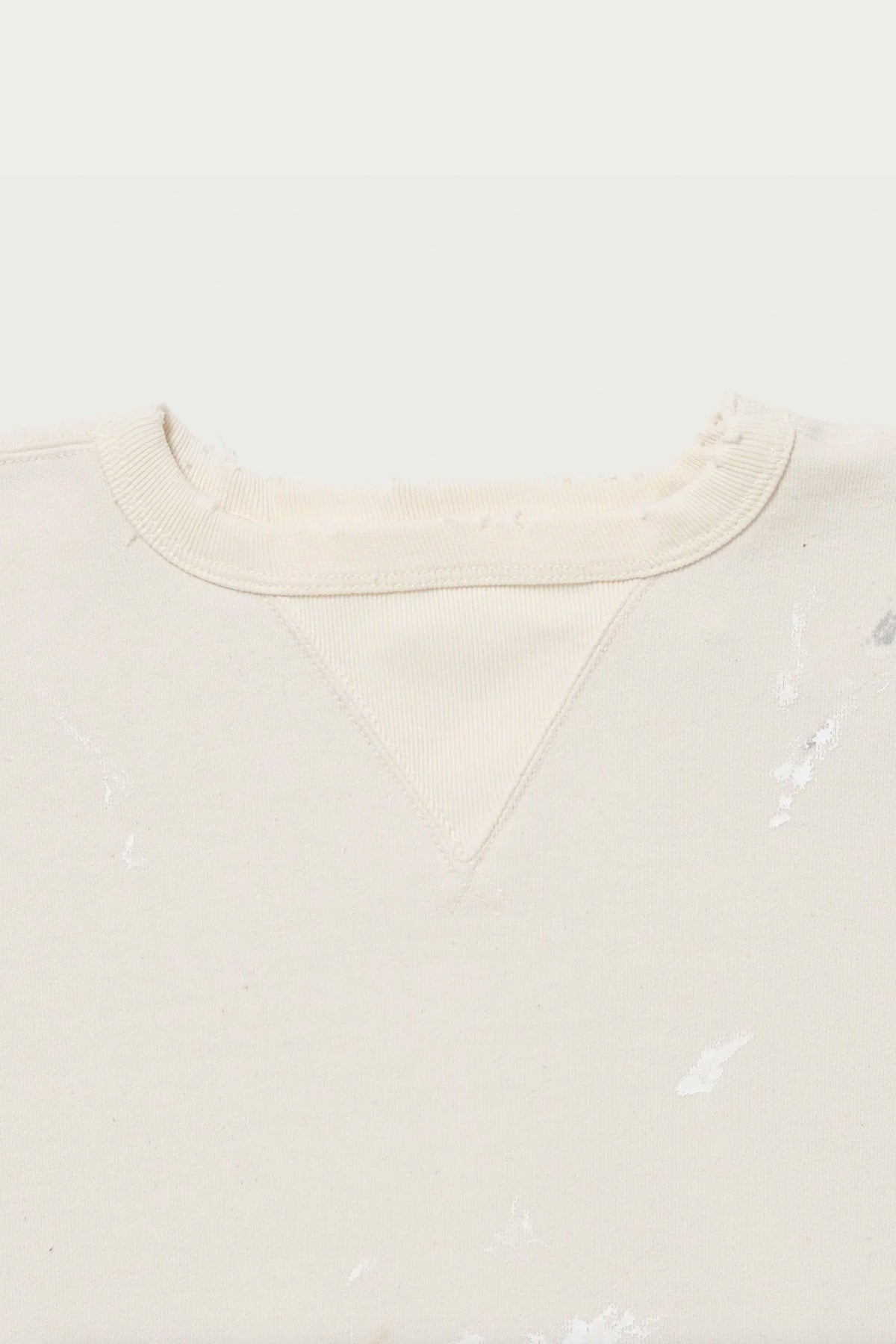 Taiga Takahashi - Lot. 603 Sweat Shirt - Ivory Paint - Canoe Club