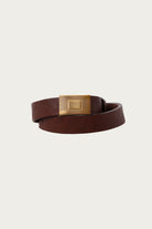 Taiga Takahashi - Lot.003 Hickok Belt - Mud Dyed Brown - Canoe Club