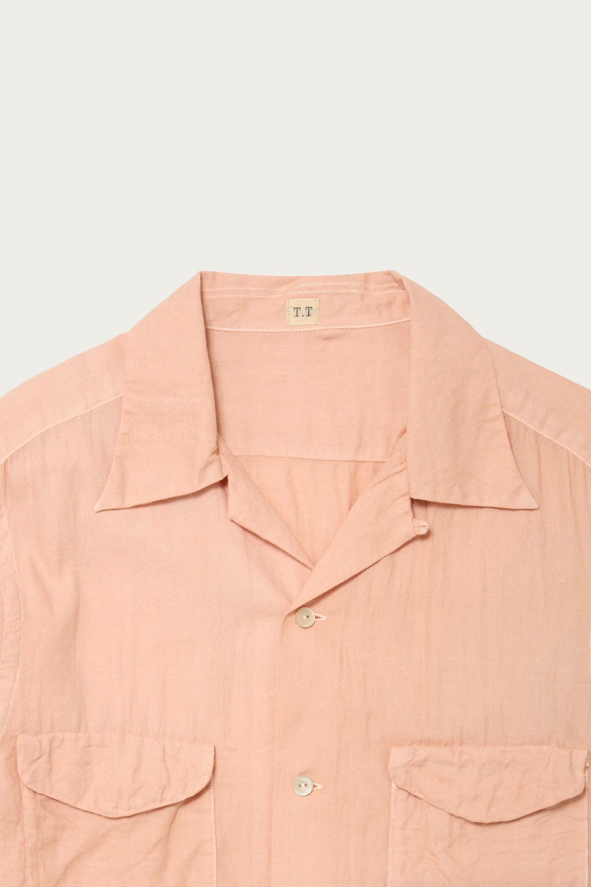 Taiga Takahashi - Lot. 101 Open Collar Shirt - Sakura - Canoe Club