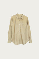Taiga Takahashi - Lot.106 Narrow Collar Shirt - Beige Stripe - Canoe Club
