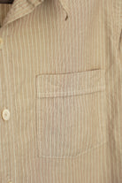 Taiga Takahashi - Lot.106 Narrow Collar Shirt - Beige Stripe - Canoe Club