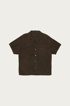Taiga Takahashi - Lot. 113 Open Collar Shirt - Mud Dyed Brown - Canoe Club