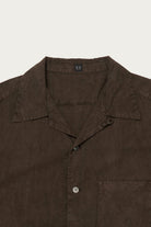 Taiga Takahashi - Lot. 113 Open Collar Shirt - Mud Dyed Brown - Canoe Club