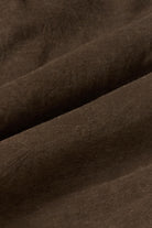 Taiga Takahashi - Lot. 113 Open Collar Shirt - Mud Dyed Brown - Canoe Club