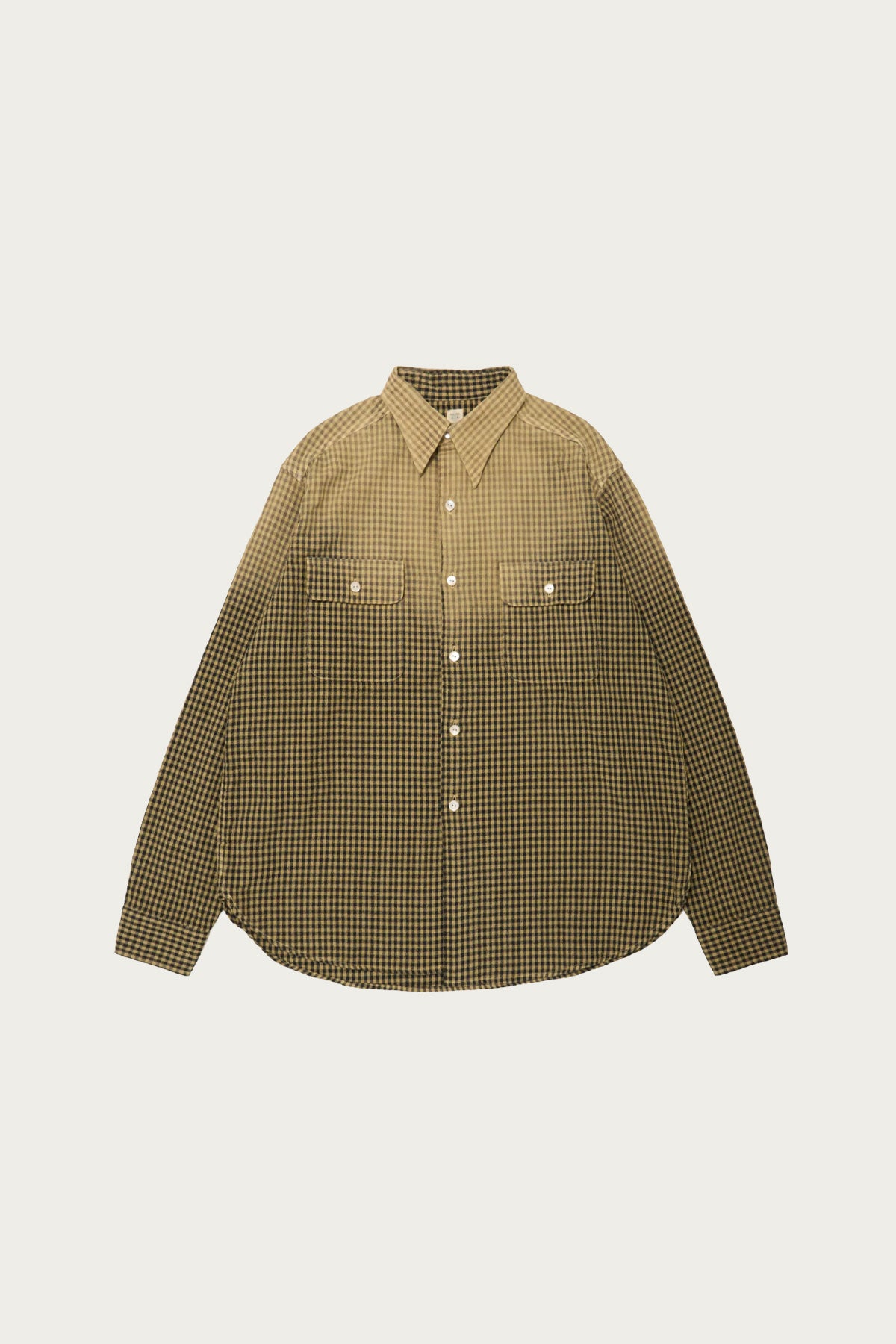 Taiga Takahashi - Lot. 117 Work Shirt - Faded Beige Check - Canoe Club