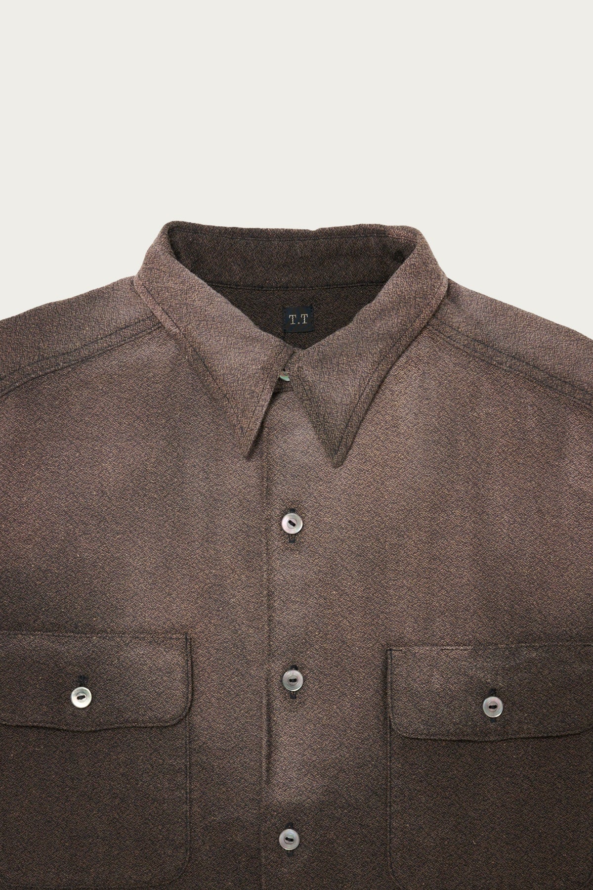 Taiga Takahashi - Lot. 117 Work Shirt - Faded Brown - Canoe Club