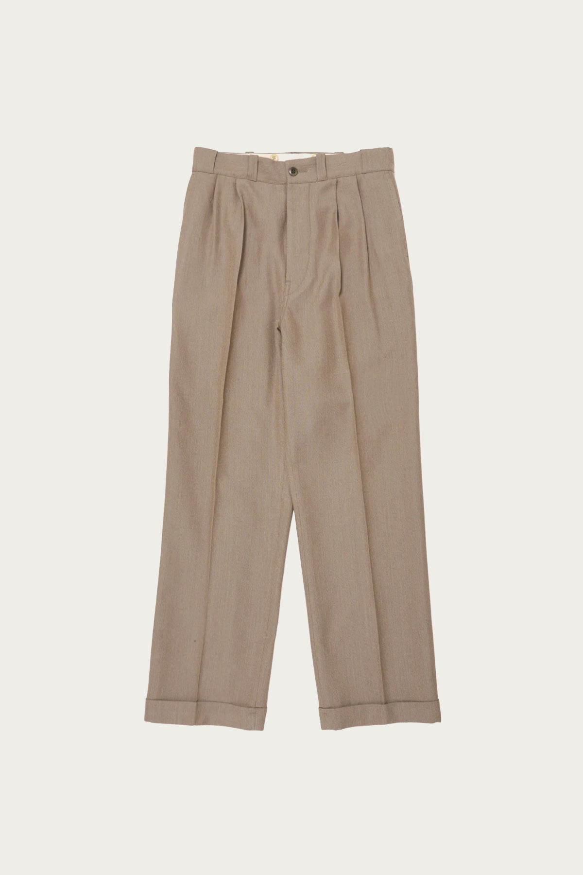 Taiga Takahashi - Lot. 201 Work Trousers - Melange Beige - Canoe Club