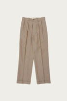 Taiga Takahashi - Lot. 201 Work Trousers - Melange Beige - Canoe Club