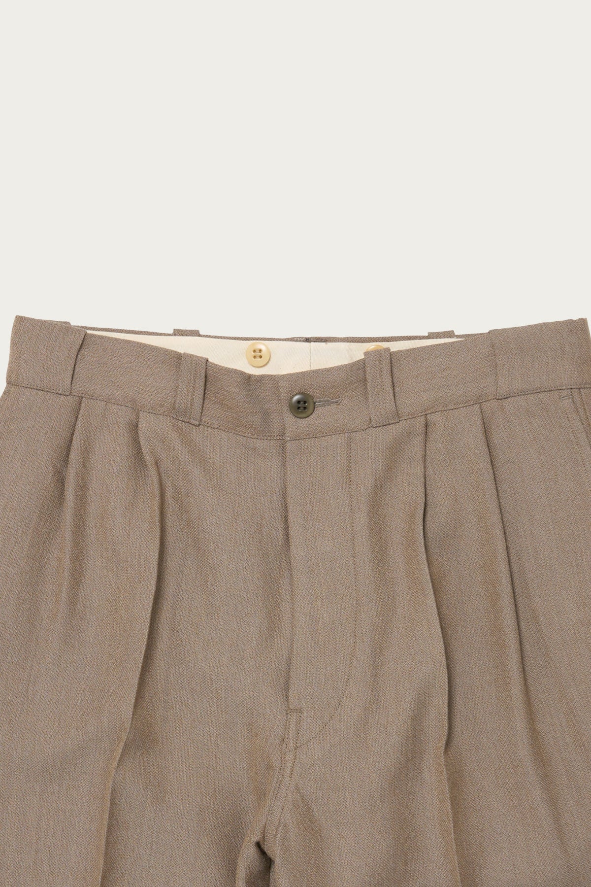 Taiga Takahashi - Lot. 201 Work Trousers - Melange Beige - Canoe Club