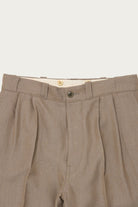 Taiga Takahashi - Lot. 201 Work Trousers - Melange Beige - Canoe Club
