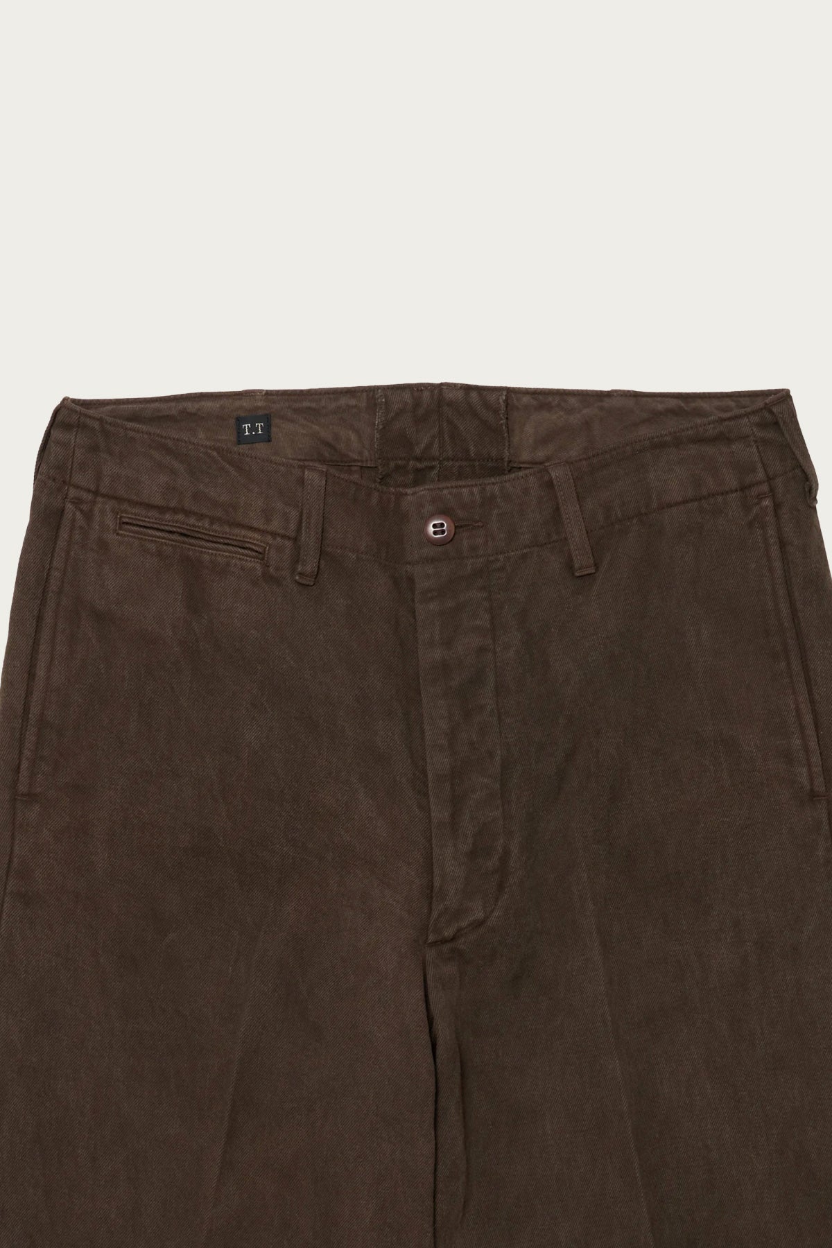 Taiga Takahashi - Lot. 221 Field Trousers - Mud Dyed Brown - Canoe Club