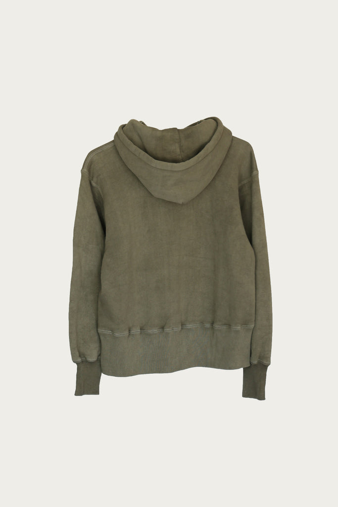 Taiga Takahashi - Lot.606 Hooded Sweatshirt - Logwood Dyed Gray - Canoe Club