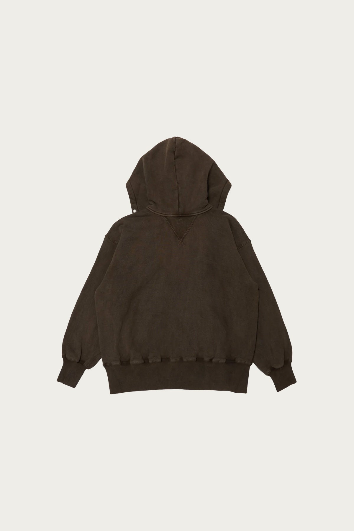 Taiga Takahashi - Lot. 620 After Hooded Sweat Shirt - Mud Dyed Brown - Canoe Club