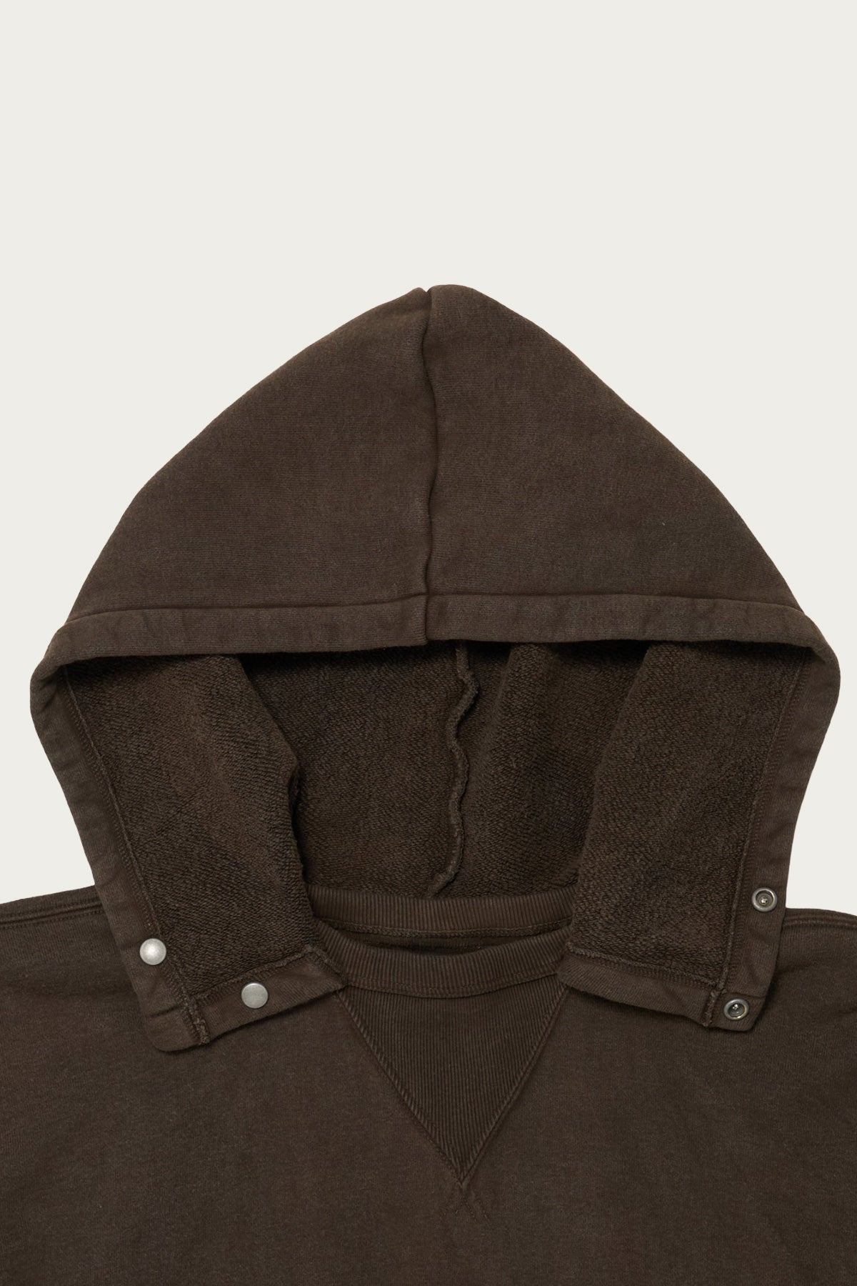 Taiga Takahashi - Lot. 620 After Hooded Sweat Shirt - Mud Dyed Brown - Canoe Club