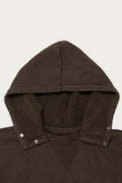 Taiga Takahashi - Lot. 620 After Hooded Sweat Shirt - Mud Dyed Brown - Canoe Club