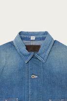 Taiga Takahashi - Lot. 716 Damaged Coverall w/ Chinstrap - Damaged Indigo - Canoe Club