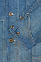 Taiga Takahashi - Lot. 716 Damaged Coverall w/ Chinstrap - Damaged Indigo - Canoe Club