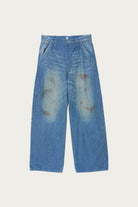 Taiga Takahashi - Lot. 717 Damaged Painter Pants w/ Buckle - Damaged Indigo - Canoe Club