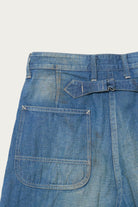 Taiga Takahashi - Lot. 717 Damaged Painter Pants w/ Buckle - Damaged Indigo - Canoe Club