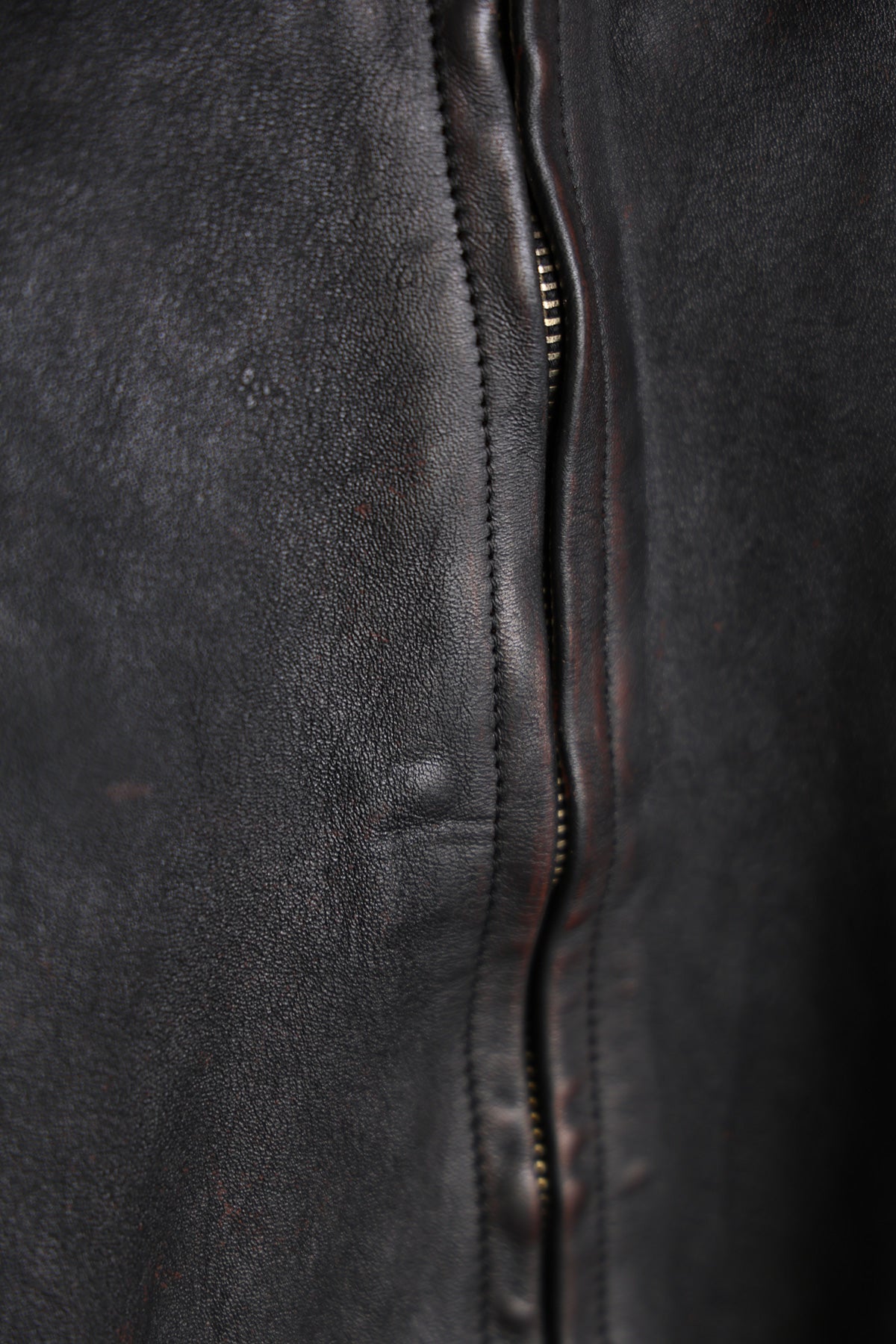 Taiga Takahashi - Lot.802 Cossack Leather Jacket - Damaged Black - Canoe Club