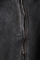 Taiga Takahashi - Lot.802 Cossack Leather Jacket - Damaged Black - Canoe Club