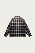 Taiga Takahashi - Lot. 101 Open Collar Shirt - Bleached Gray Plaid - Canoe Club