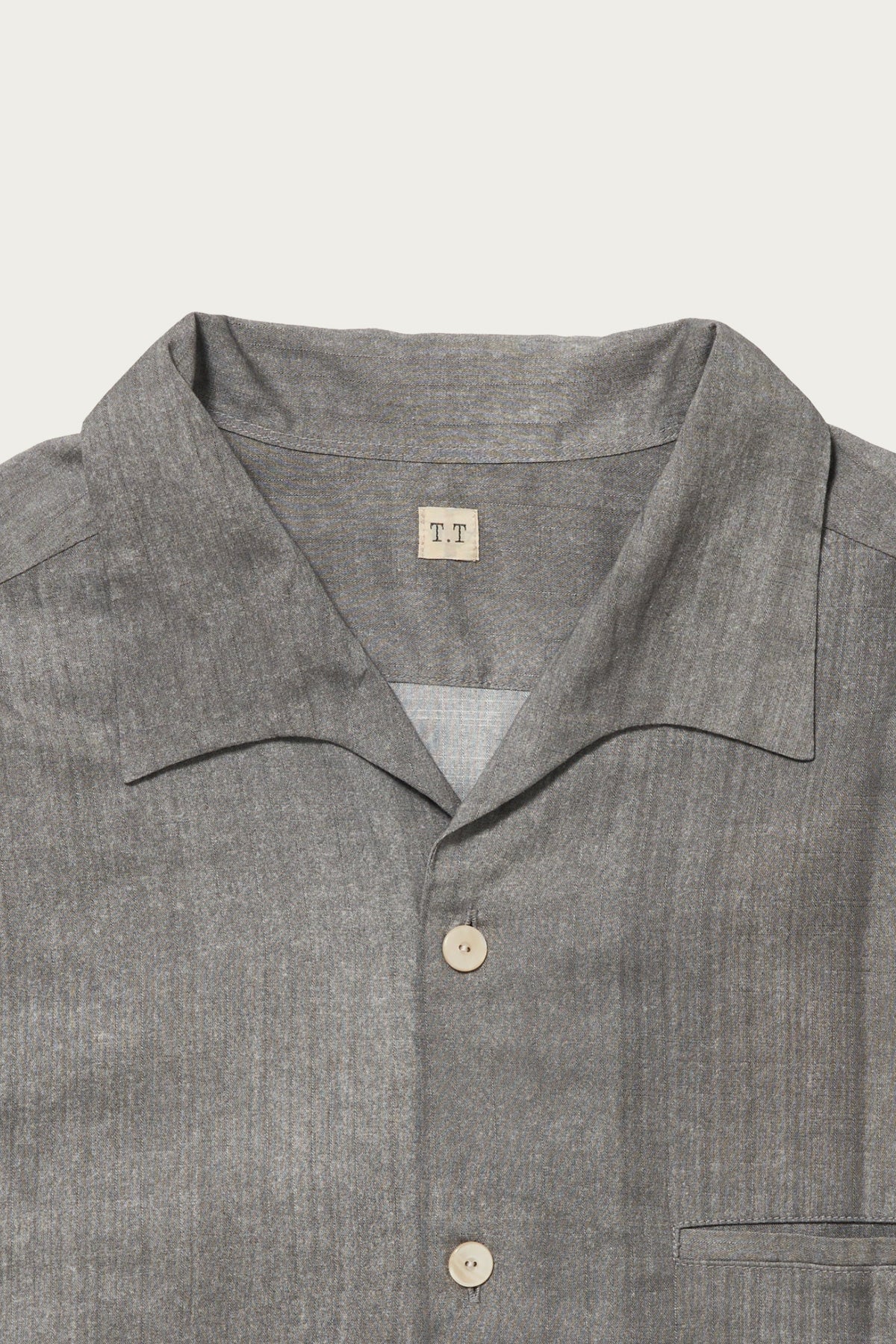 Taiga Takahashi Lot. 108 50S Italian Collar Shirt | Hand Drawn