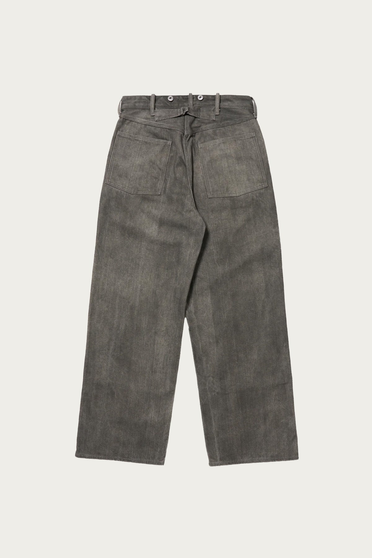 Taiga Takahashi - Lot. 209 Buckle-Backed Trousers - Hand Drawn Sumi - Canoe Club
