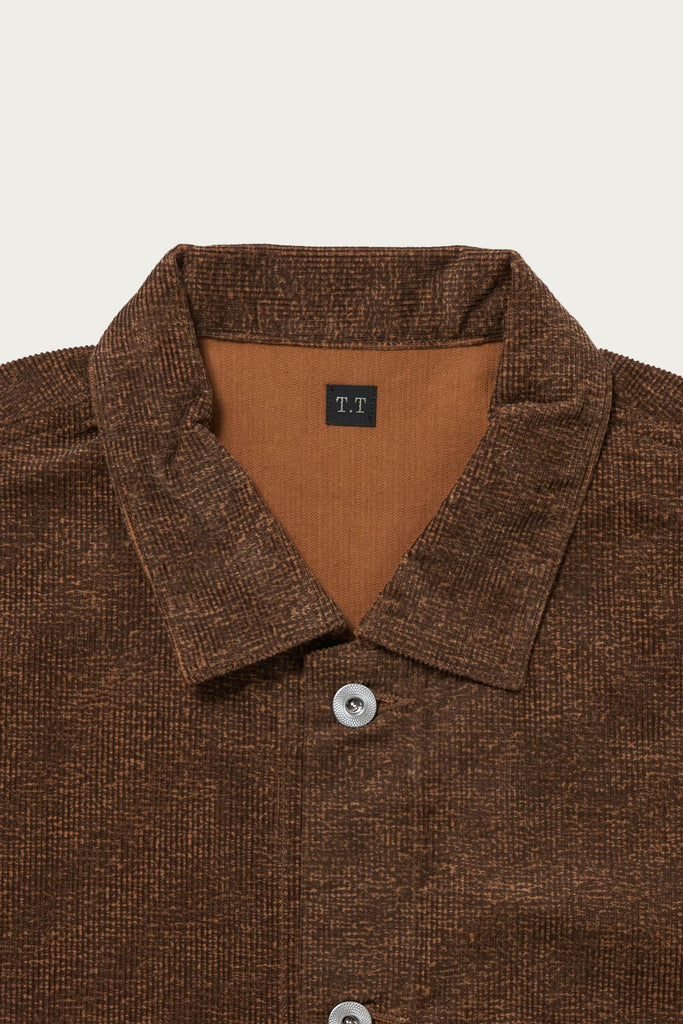 Taiga Takahashi - Lot. 303 Coverall Jacket - Melange Brown - Canoe Club