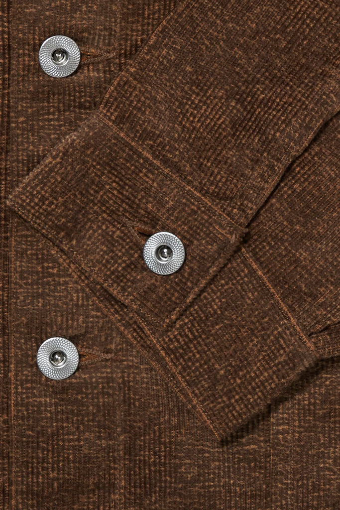 Taiga Takahashi - Lot. 303 Coverall Jacket - Melange Brown - Canoe Club