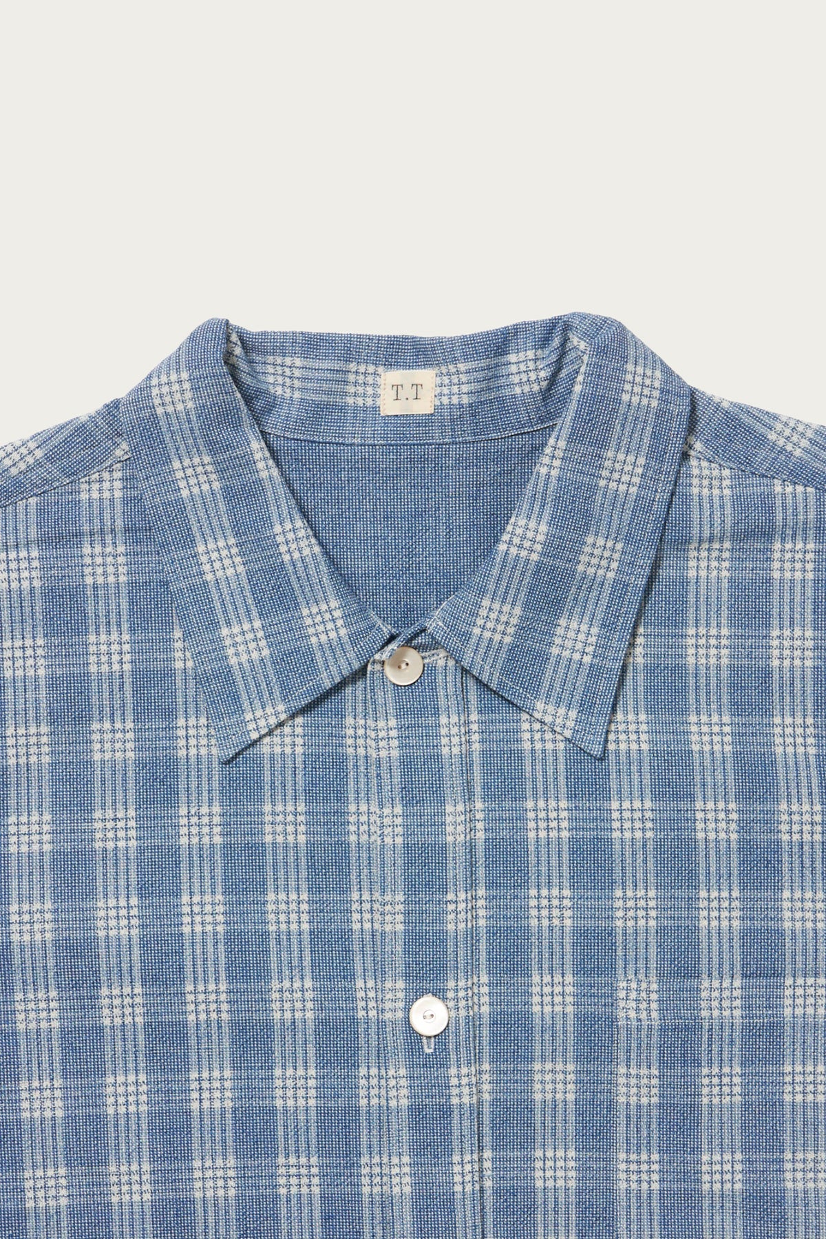 Taiga Takahashi - Lot. 319 Palaka Jacket - Discharged Indigo Plaid - Canoe Club