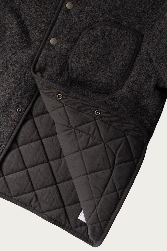 Taiga Takahashi - Lot. 323 Quilt Lining Blanket Jacket - Gray - Canoe Club