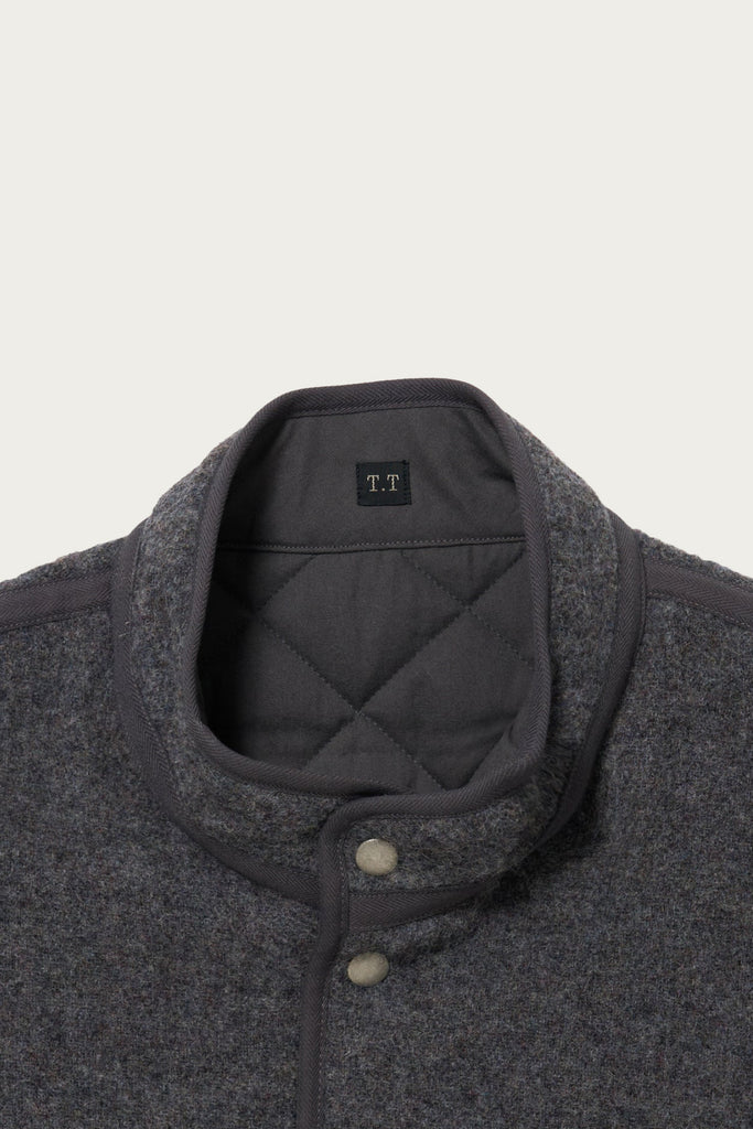 Taiga Takahashi - Lot. 323 Quilt Lining Blanket Jacket - Gray - Canoe Club