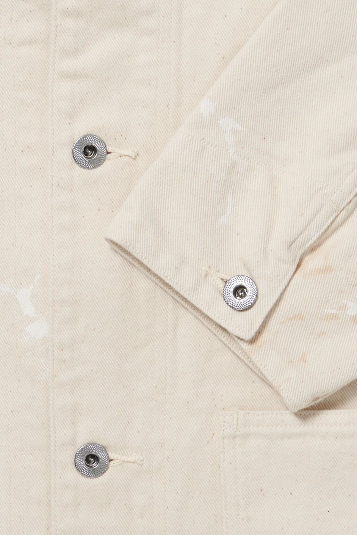 Taiga Takahashi - Lot. 403 Coveralls - Ivory Paint - Canoe Club